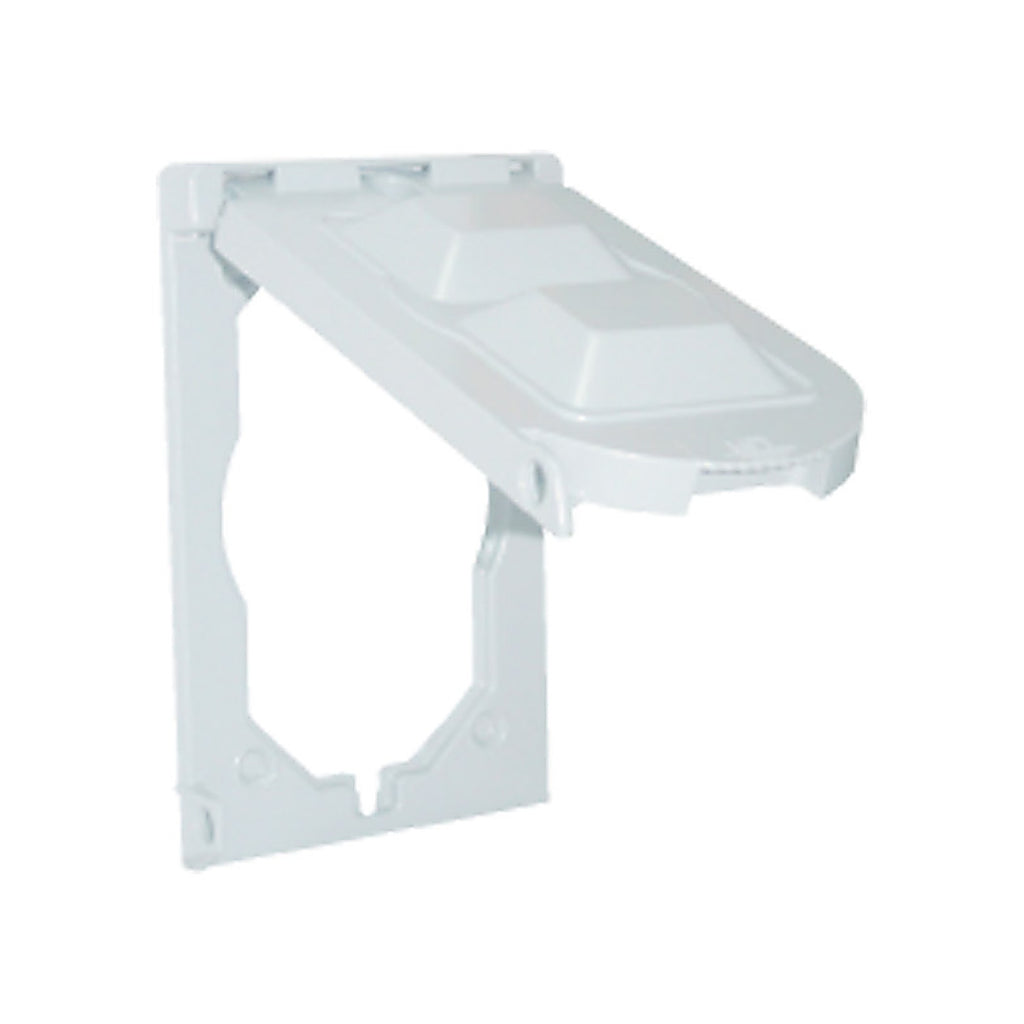 Sigma Electric 14146WH Rectangle Plastic 1 gang Multi-Use Cover For Wet Locations