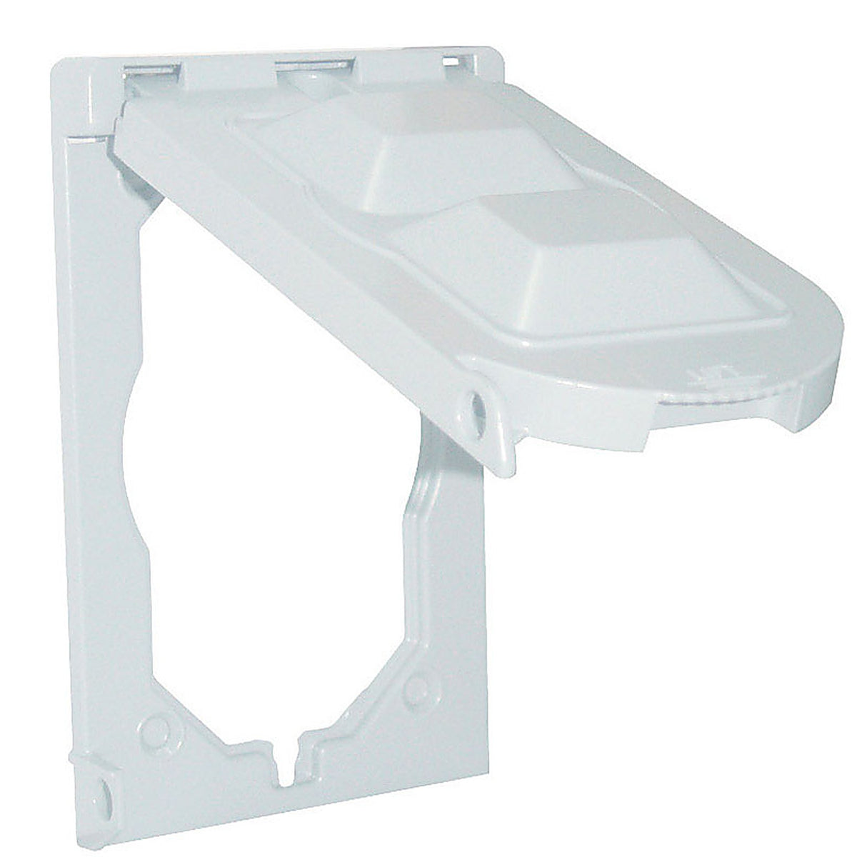 Sigma Electric 14146WH Rectangle Plastic 1 gang Multi-Use Cover For Wet Locations