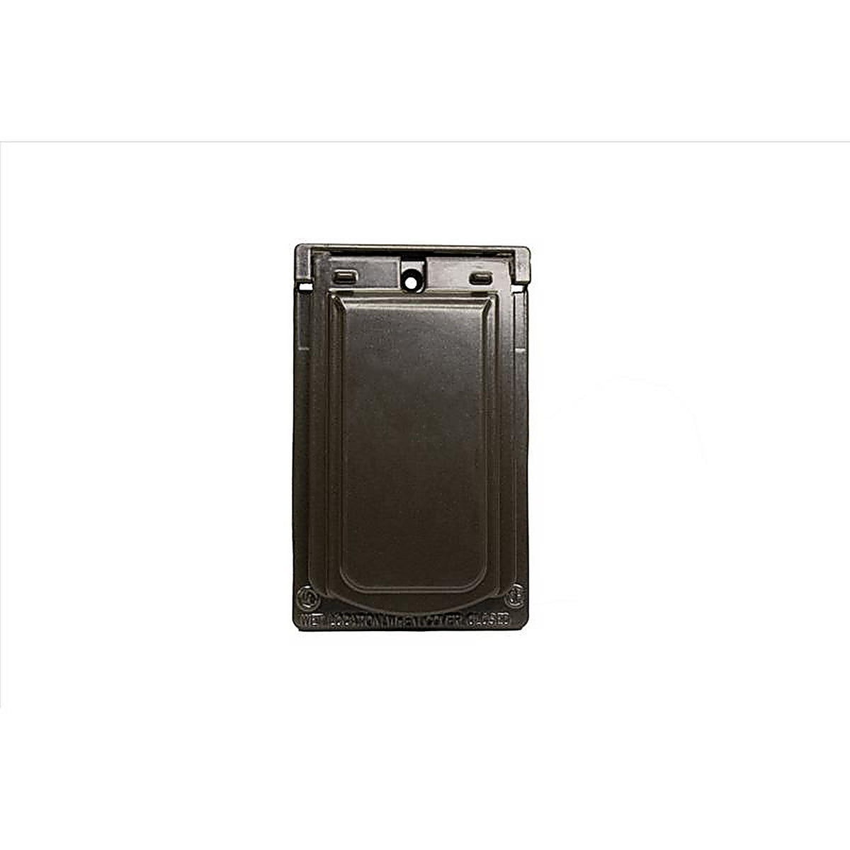 Sigma Electric 14248BR Rectangle Metal 1 gang Vertical GFCI Cover For Wet Locations