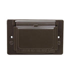 Sigma Electric 14249BR Rectangle Metal 1 gang Horizontal GFCI Cover For Wet Locations