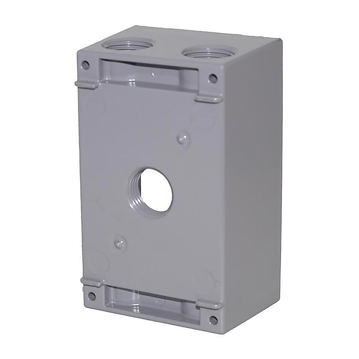 Sigma Electric 14251-5 4-1/2 in. Rectangle Metallic 1 gang Weatherproof Box Gray