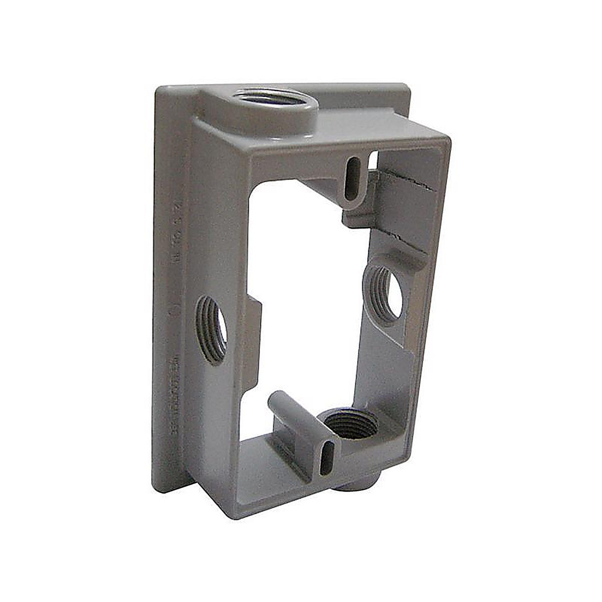 Sigma Electric 14234 4-5/8 in. Rectangle Metallic Extension Ring Gray
