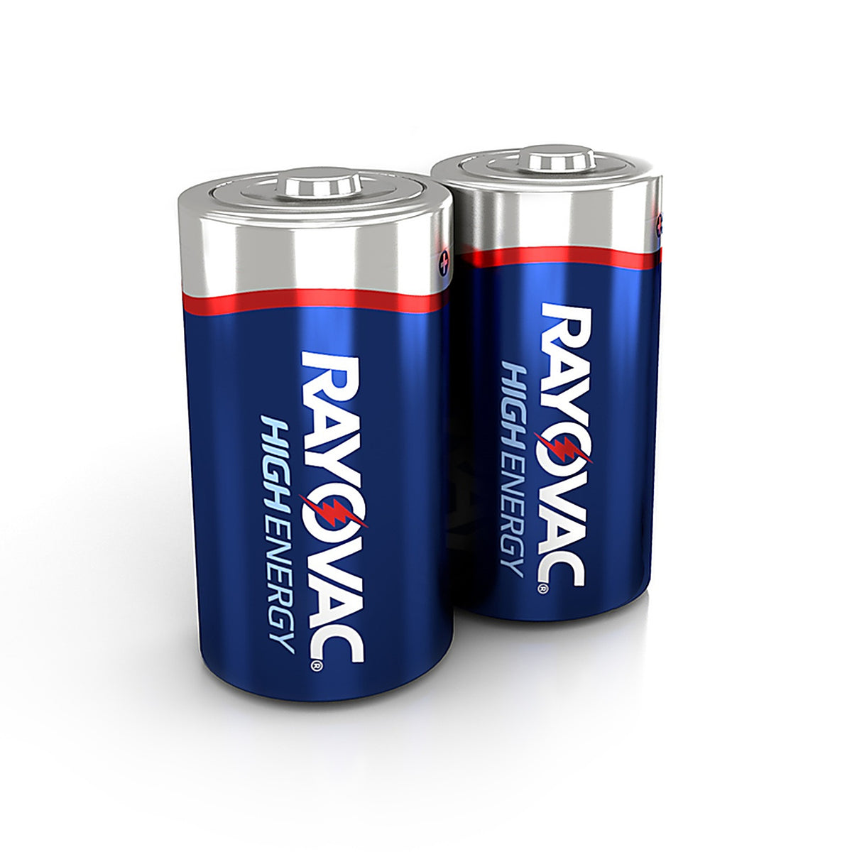 Rayovac - 813-2 GENK.01 - High Energy D Alkaline Batteries 2 pk Carded
