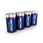 Rayovac 813-4TK High Energy D Alkaline Batteries 4 pk Carded