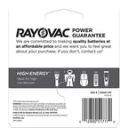 Rayovac 824-4K High Energy AAA Alkaline Batteries 4 pk Carded