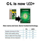 Lutron - TGCL-153PH-LA - Toggler Light Almond 150 W 3-Way Dimmer Switch 1 Pack
