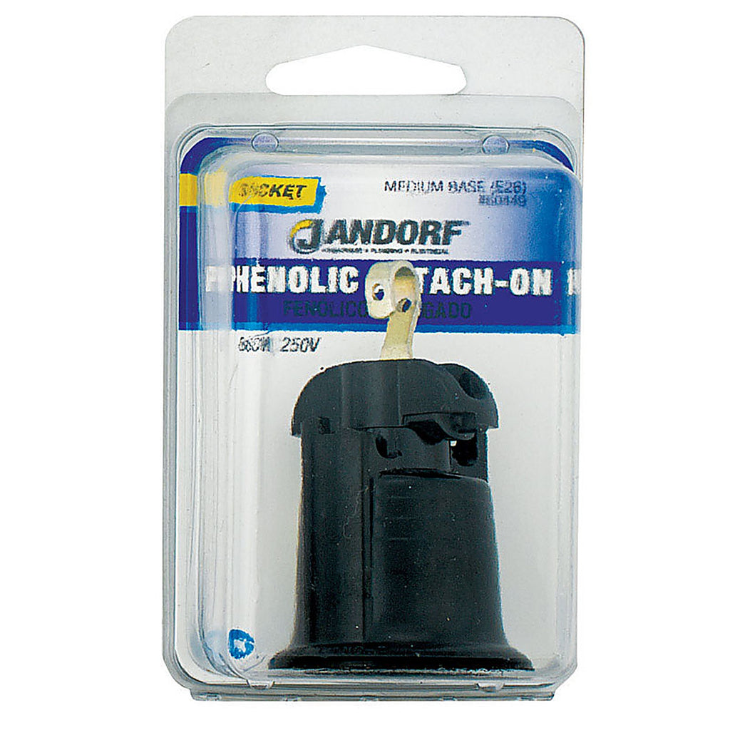 Jandorf - 60449 - Phenolic Medium Base Attach on Socket 1 Pack