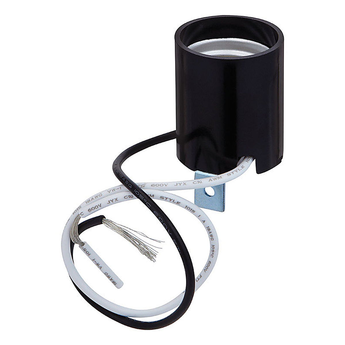 Jandorf 60537 Phenolic Medium Base Socket w/Wire Leads 1/Pack