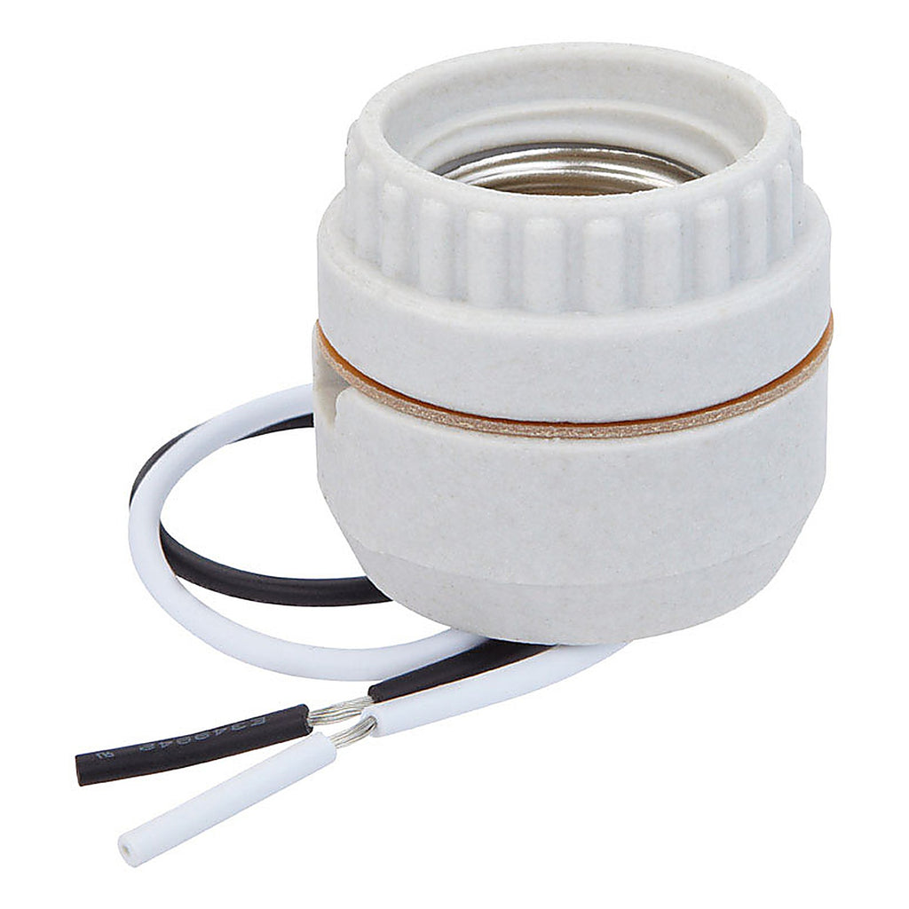 Jandorf 60577 Porcelain Medium Base Ring Socket 1/Pack