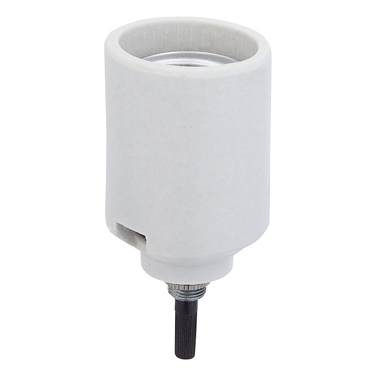 Jandorf 60578 Porcelain Medium Base Bottom Turn Knob Socket 1/Pack