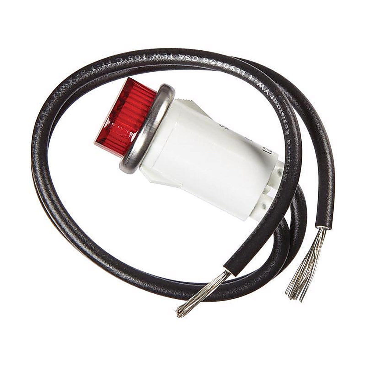 Jandorf 61006 0.3 amps Snap-In Pilot Light Red 1/Pack