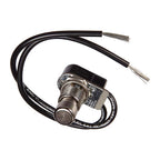 Jandorf 61036 10 amps Single Pole Push Button Appliance Switch Black/Silver 1/Pack