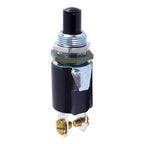 Jandorf 61001 0.25 amps Single Pole Momentary/Normally Off Appliance Switch Black/Silver 1/Pack
