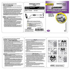 Jandorf 61001 0.25 amps Single Pole Momentary/Normally Off Appliance Switch Black/Silver 1/Pack