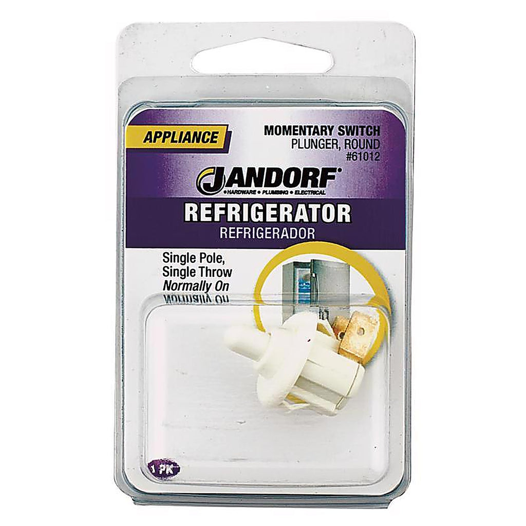 Jandorf - 61012 - 0.2 Amps Single Pole Momentary Appliance Switch White 1 Pack