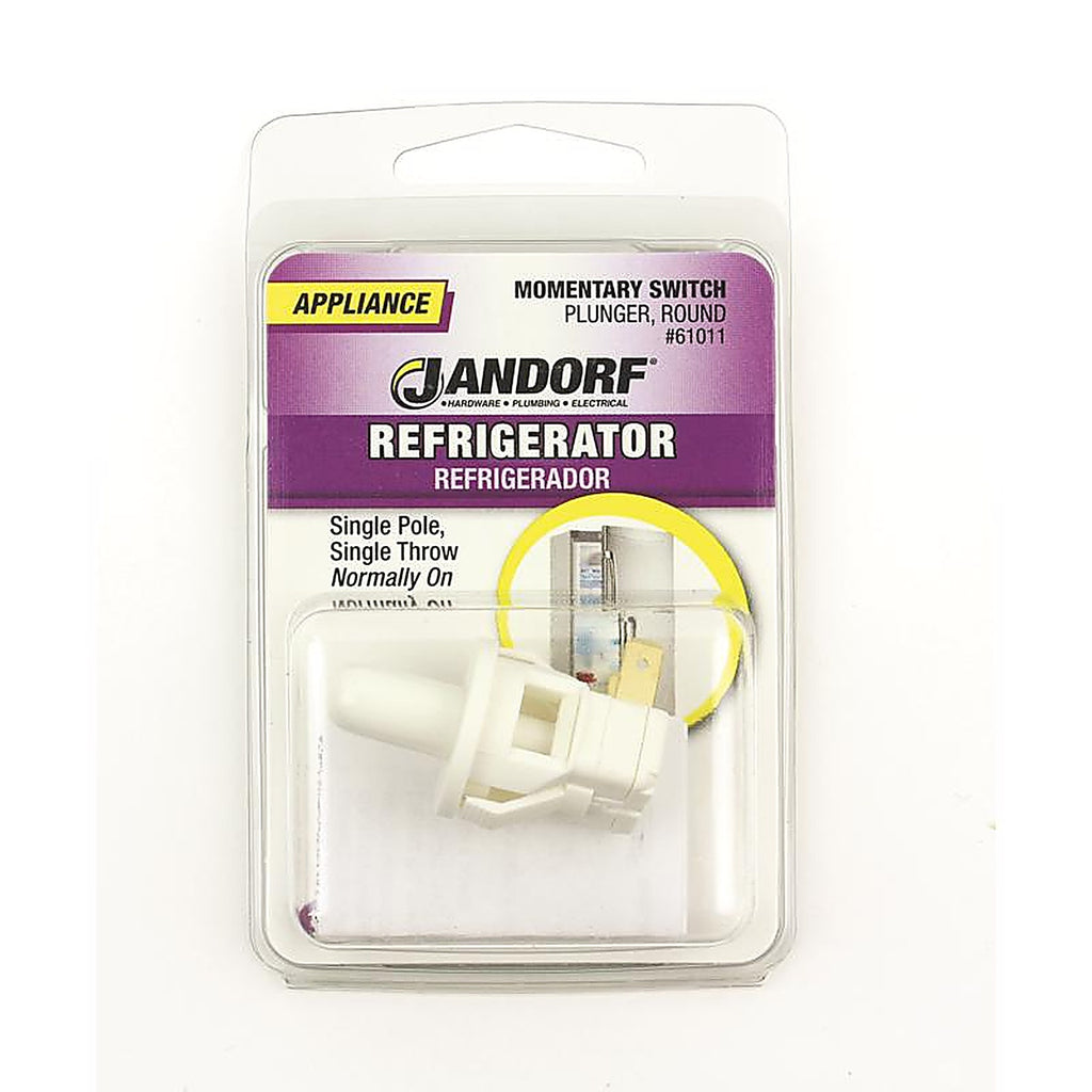 Jandorf - 61011 - 5 Amps Single Pole Momentary Appliance Switch White 1 Pack