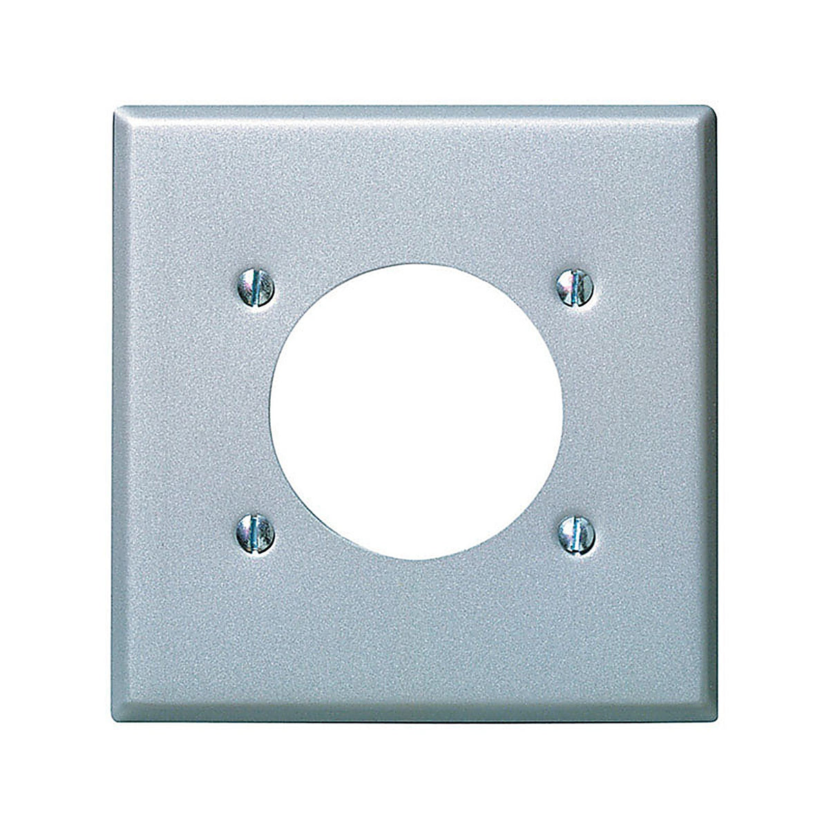 Leviton 04934-000 2 gang Steel Outlet Wall Plate 1/Pack