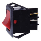 Jandorf 61125 20 amps Double Pole Rocker Power Tool Switch Black/Red 1/Pack