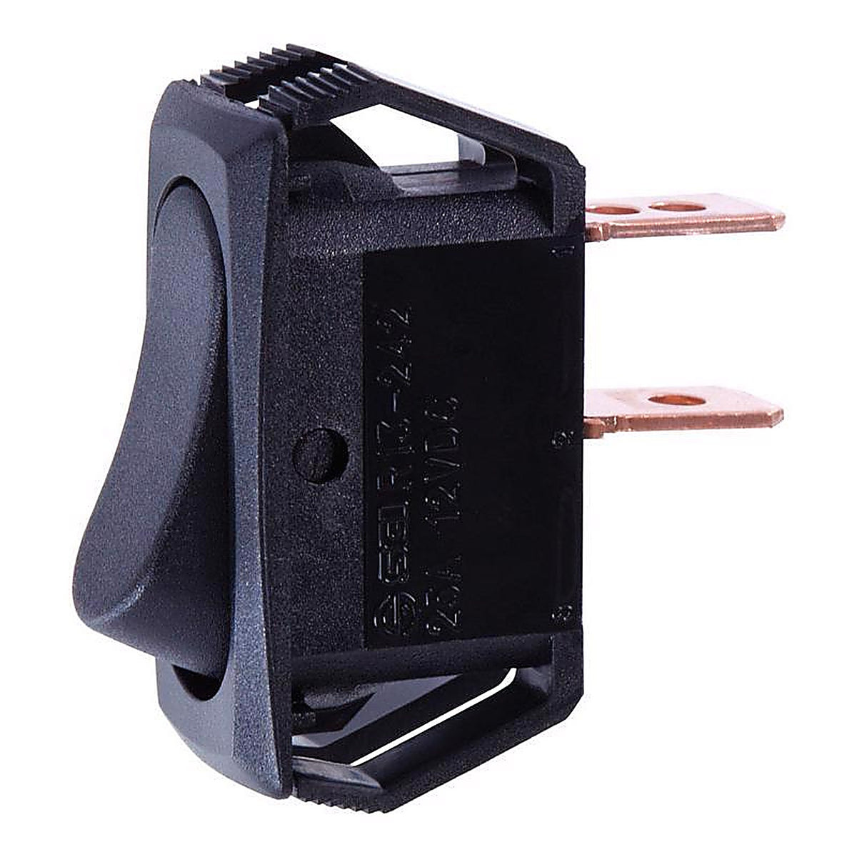 Jandorf 61169 25 amps Single Pole Rocker Automotive/Marine Switch Black 1/Pack