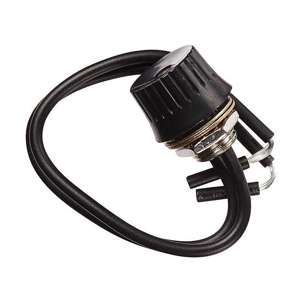 Jandorf 61216 3 amps Single Pole Rotary Appliance Switch Black 1/Pack
