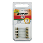 Jandorf - 60635 - Agc 7.5 Amps Fast Acting Fuse 4 Pack