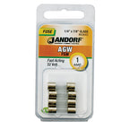 Jandorf - 60643 - Agw 1 Amps Fast Acting Fuse 4 Pack