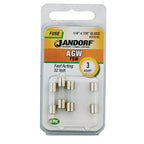 Jandorf - 60646 - Agw 3 Amps Fast Acting Fuse 4 Pack