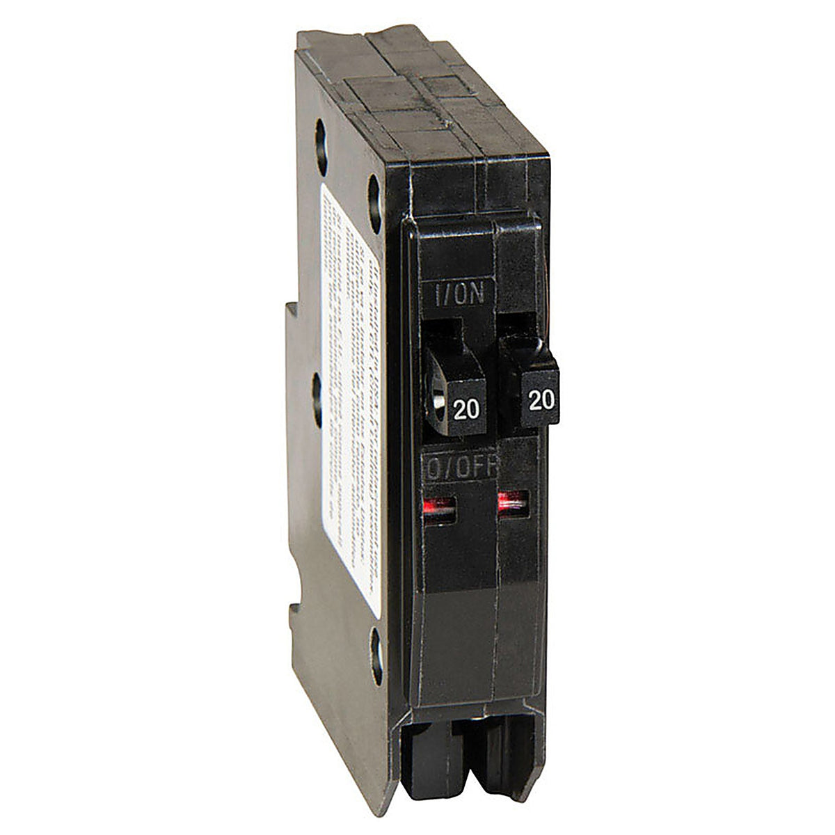Square D QO2020CP 20/20 amps Tandem Single Pole Circuit Breaker