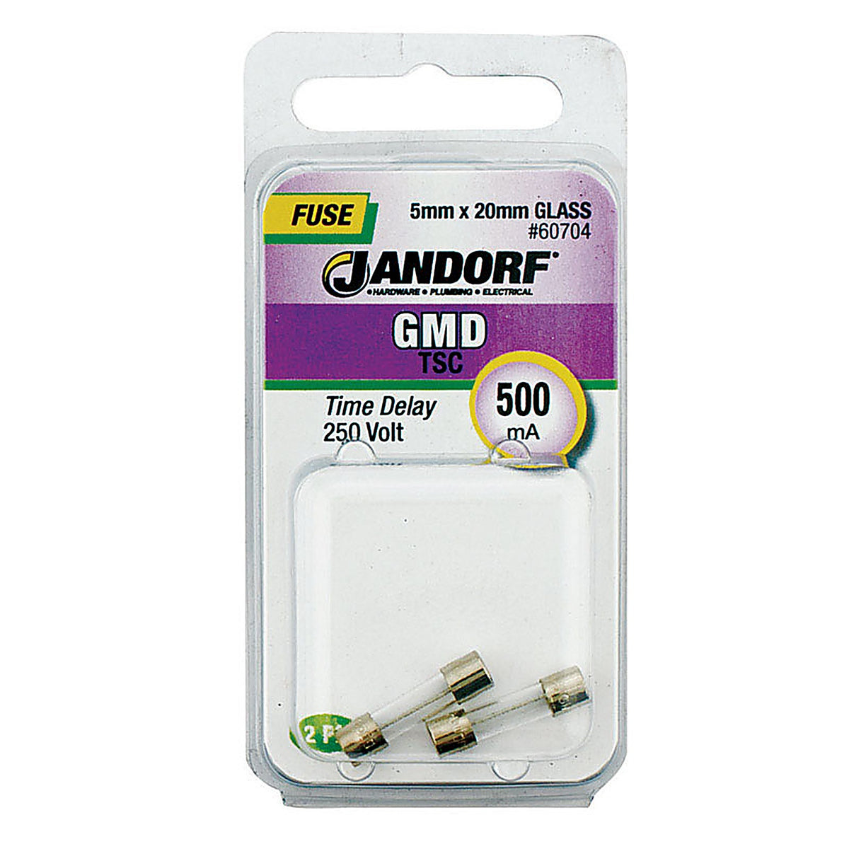 Jandorf 60704 GMD 500 amps Time Delay Fuse 2/Pack