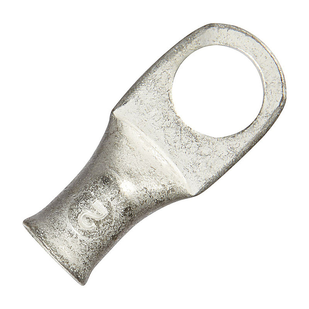 Jandorf 60766 2 Ga. Uninsulated Wire Electrical Lug Silver 1/Pack