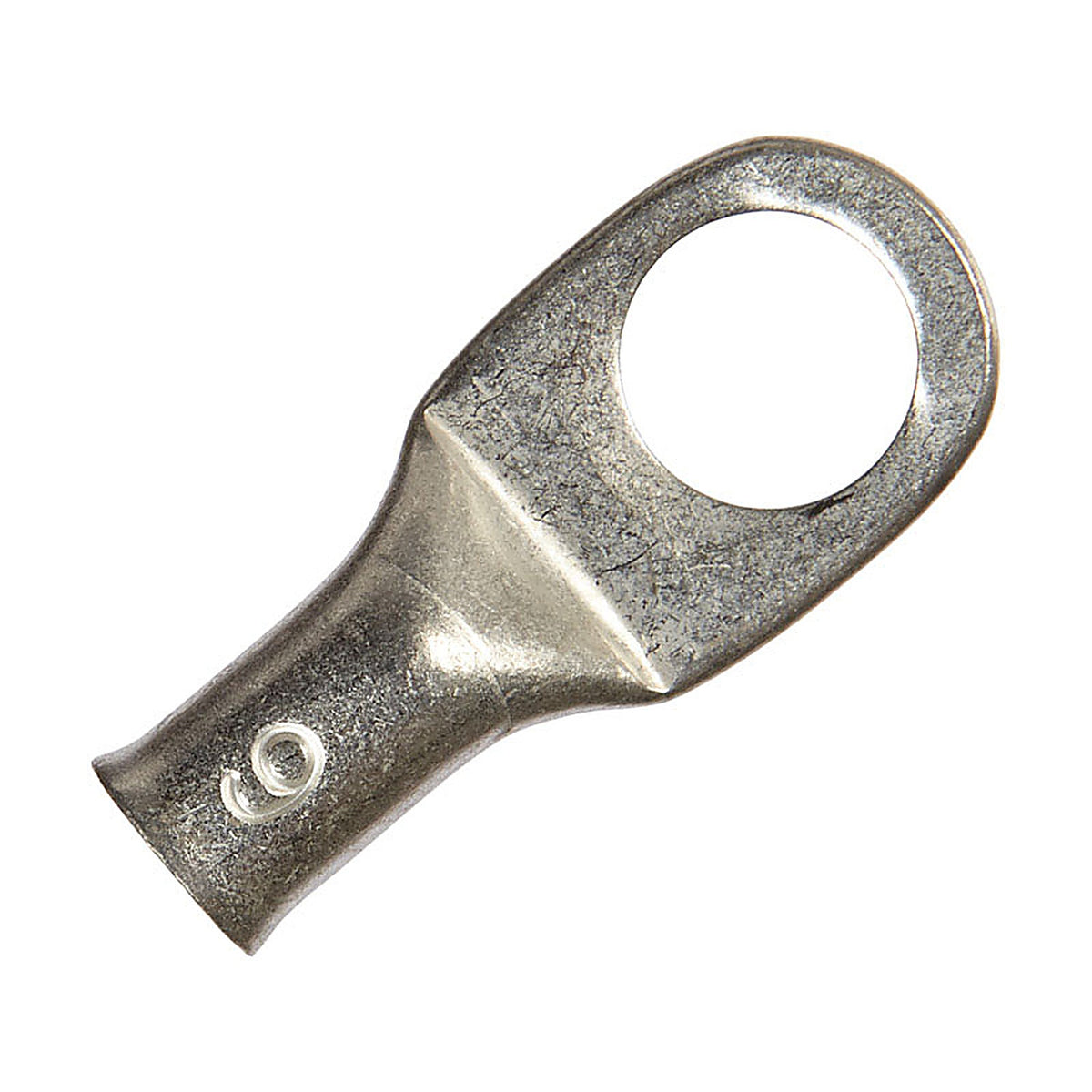 Jandorf 60770 6 Ga. Uninsulated Wire Electrical Lug Silver 2/Pack