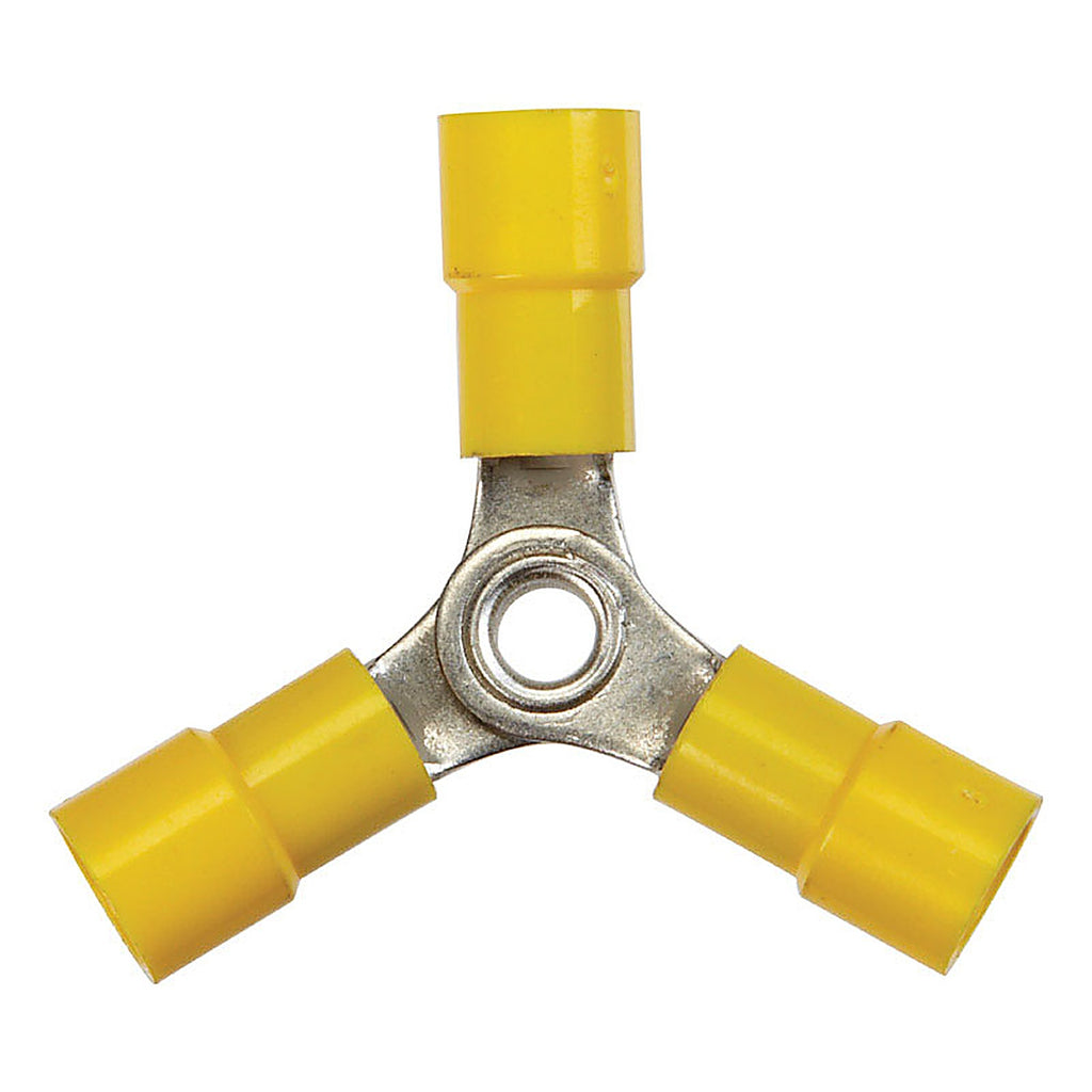 Jandorf 60818 12-10 Ga. Insulated Wire Terminal Butt Splice Yellow 2/Pack