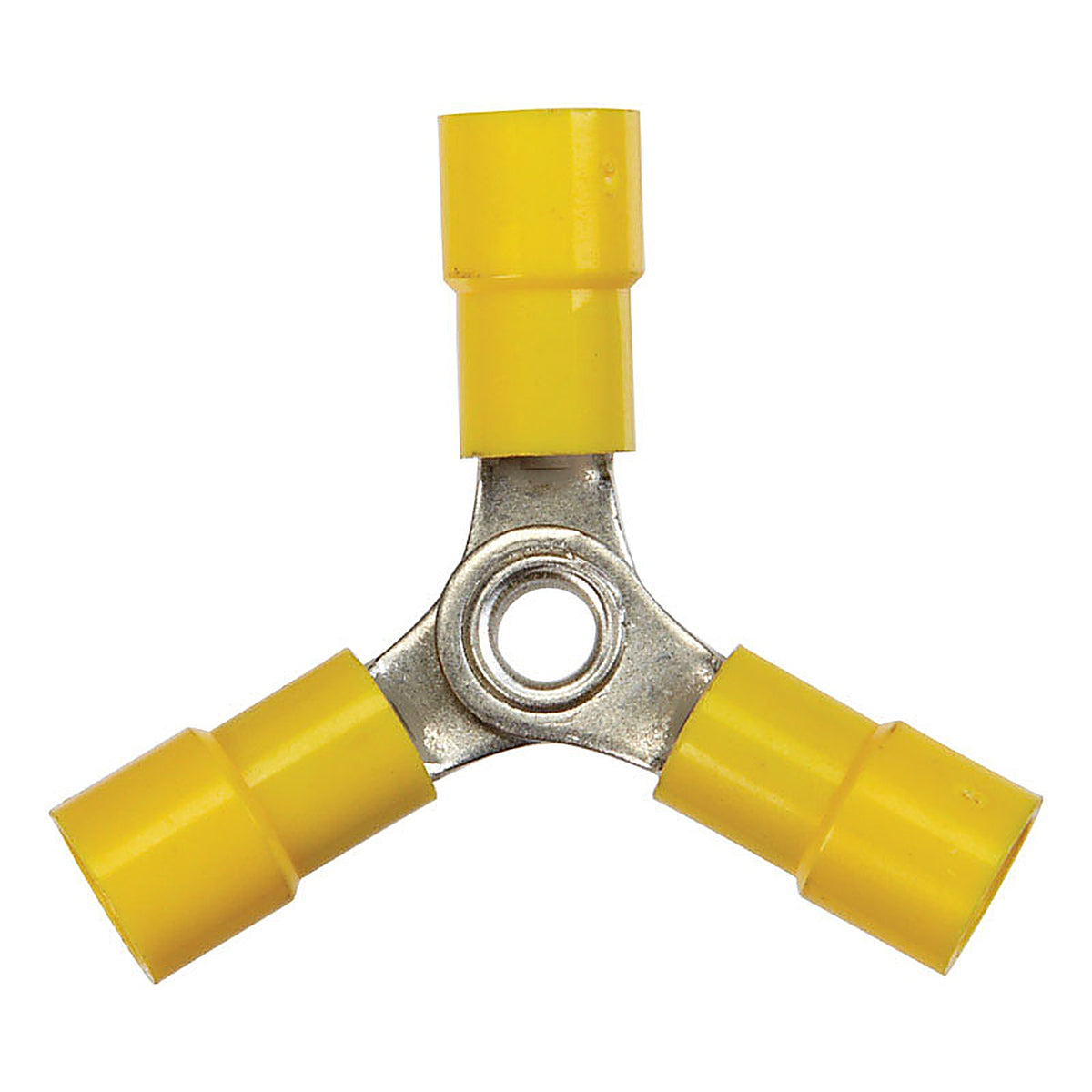 Jandorf 60818 12-10 Ga. Insulated Wire Terminal Butt Splice Yellow 2/Pack