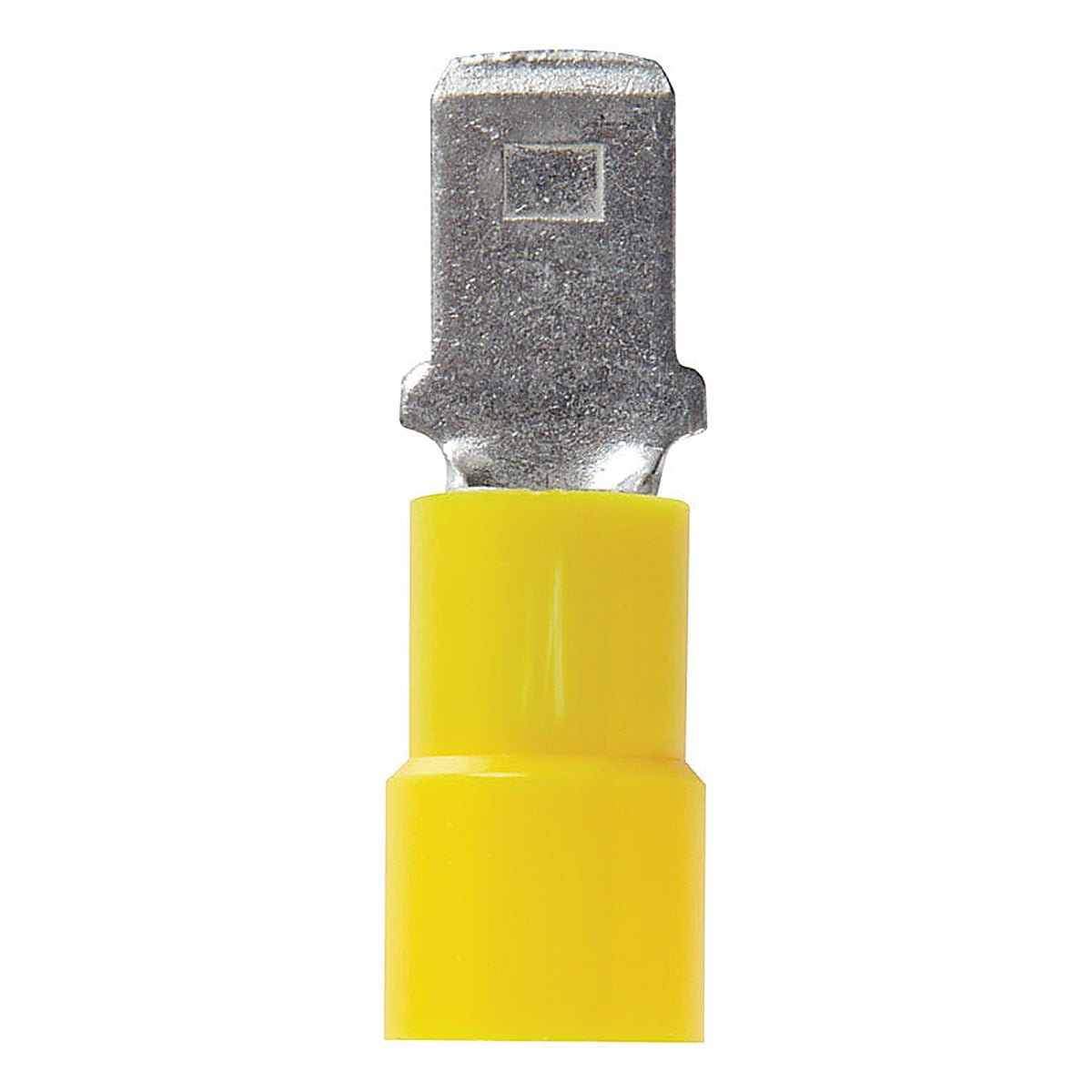 Jandorf 60827 12-10 Ga. Insulated Wire Male Disconnect Yellow 5/Pack