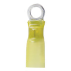 Jandorf 60829 12-10 Ga. Insulated Wire Terminal Ring Yellow 2/Pack