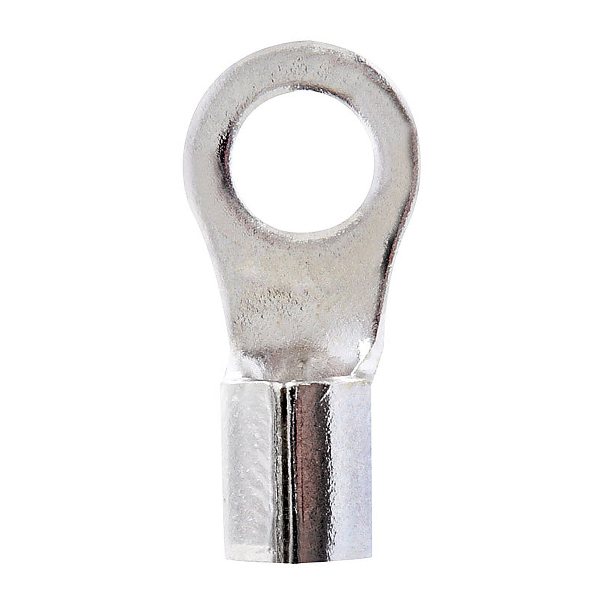 Jandorf 60831 12-10 Ga. Insulated Wire Terminal Ring Silver 5/Pack