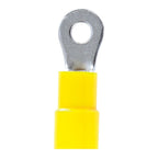Jandorf 60840 12-10 Ga. Insulated Wire Terminal Ring Yellow 5/Pack
