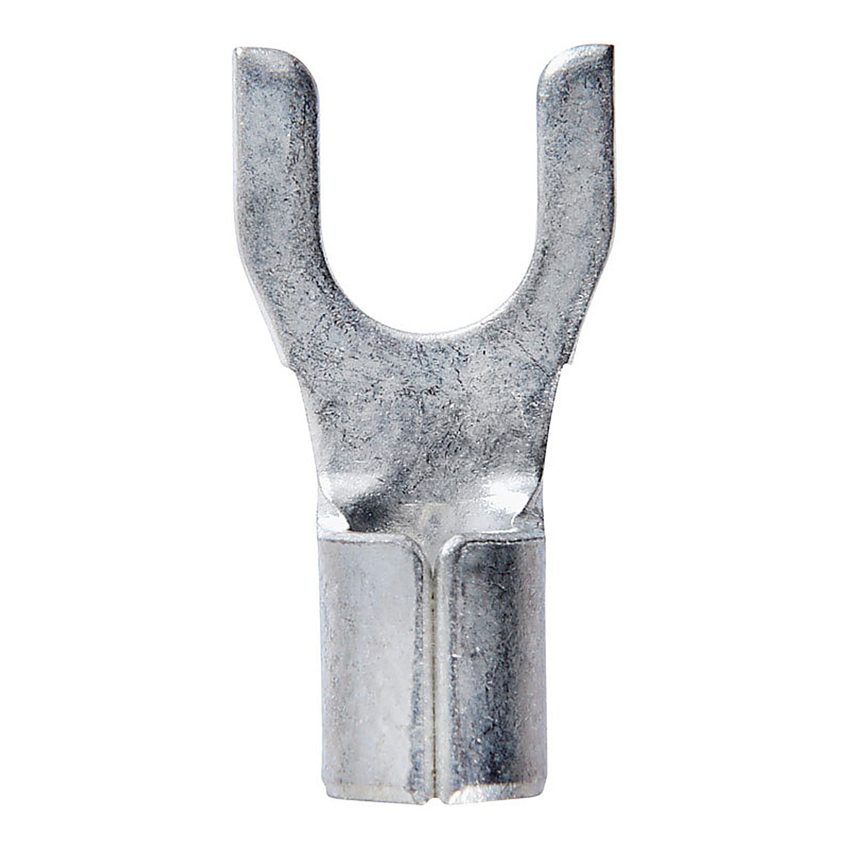 Jandorf 60844 12-10 Ga. Uninsulated Wire Terminal Spade Silver 5/Pack