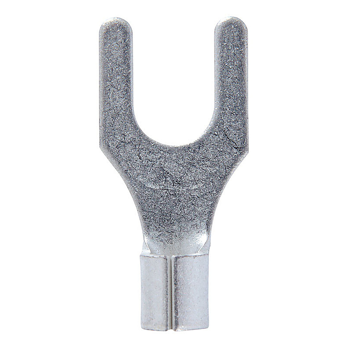 Jandorf 60845 12-10 Ga. Uninsulated Wire Terminal Spade Silver 5/Pack