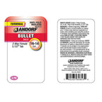 Jandorf 60853 Insulated Wire Female Bullet Clear 4/Pack