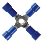 Jandorf 60859 16-14 Ga. Insulated Wire Terminal Butt Splice Blue 2/Pack