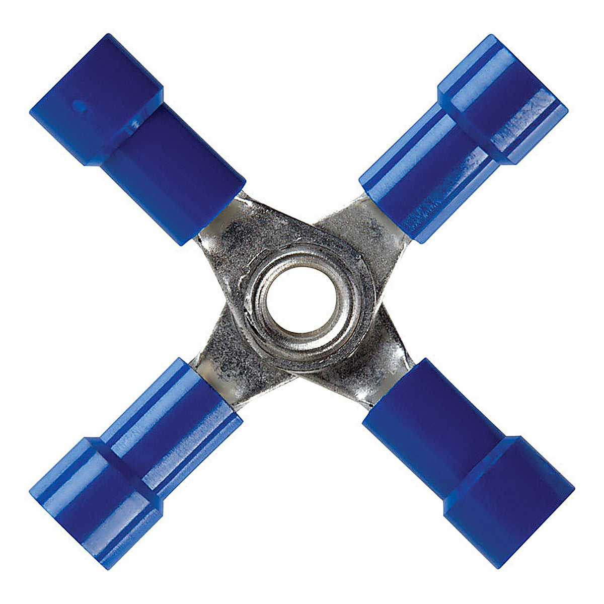 Jandorf 60859 16-14 Ga. Insulated Wire Terminal Butt Splice Blue 2/Pack