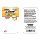 Jandorf 60868 16-14 Ga. Insulated Wire Terminal Disconnect Blue 5/Pack