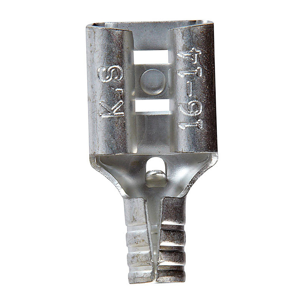 Jandorf 60873 16-14 Ga. Uninsulated Wire Female Disconnect Silver 5/Pack