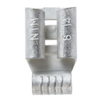 Jandorf 60884 16-14 Ga. Uninsulated Wire Terminal Disconnect Silver 5/Pack