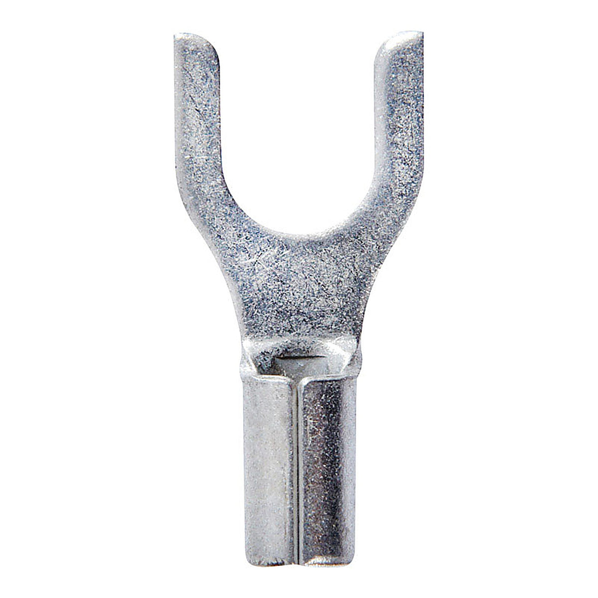 Jandorf 60915 16-14 Ga. Uninsulated Wire Terminal Spade Silver 5/Pack