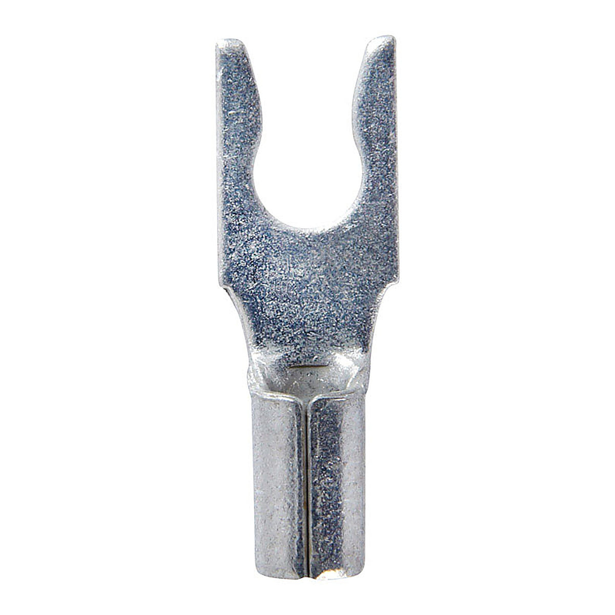 Jandorf 60910 16-14 Ga. Uninsulated Wire Terminal Spade Silver 5/Pack