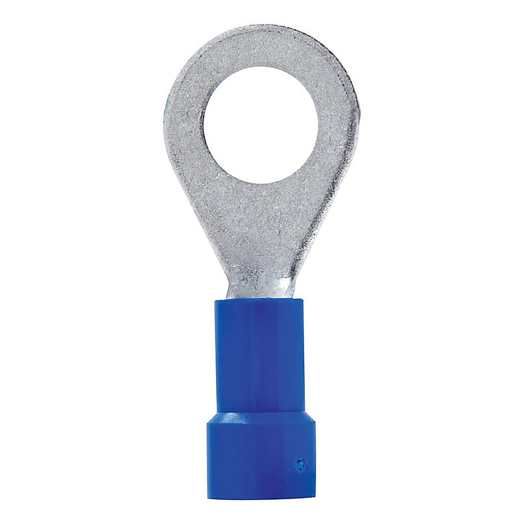 Jandorf 60908 16-14 Ga. Insulated Wire Terminal Ring Blue 5/Pack