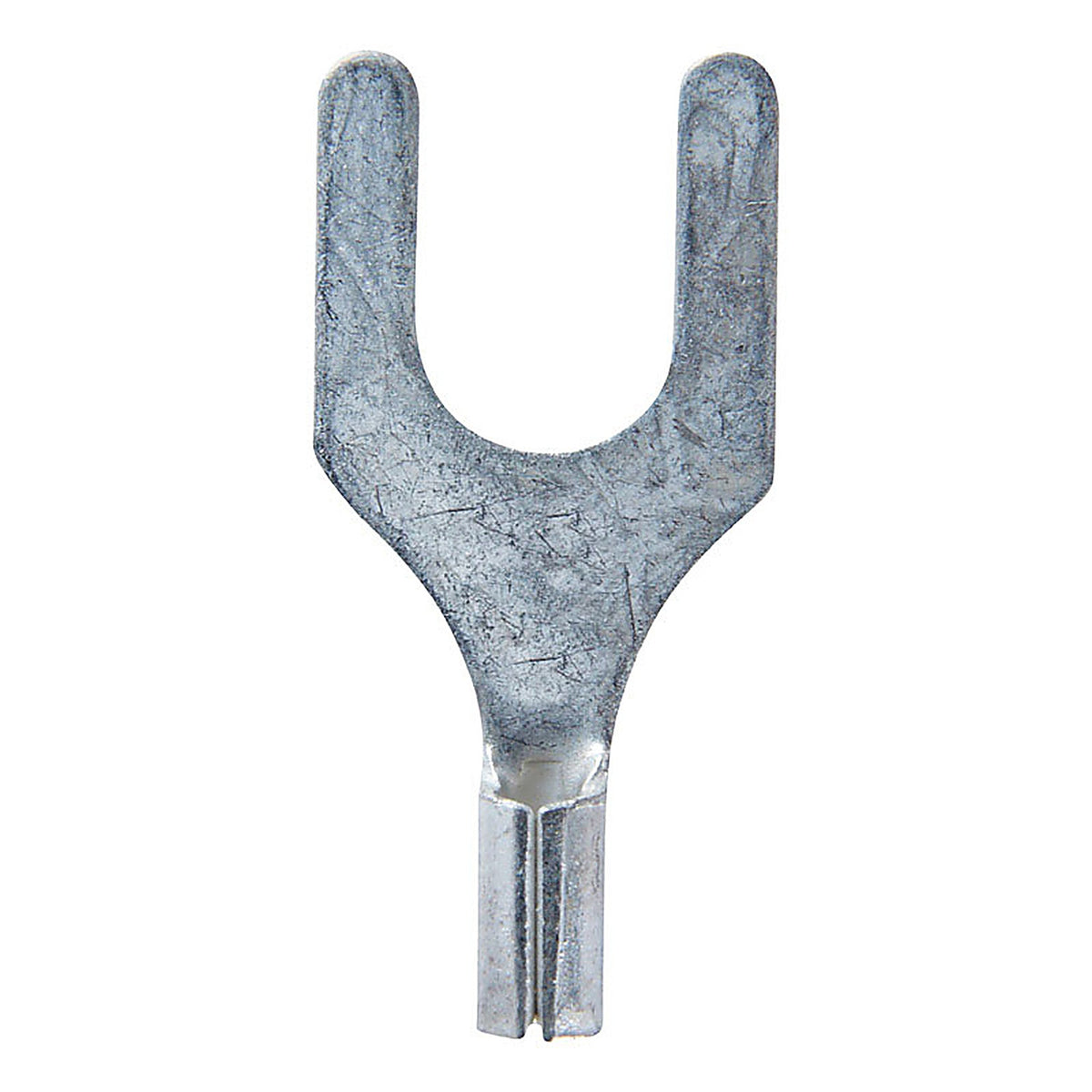 Jandorf 60983 22-18 Ga. Uninsulated Wire Terminal Spade Silver 5/Pack