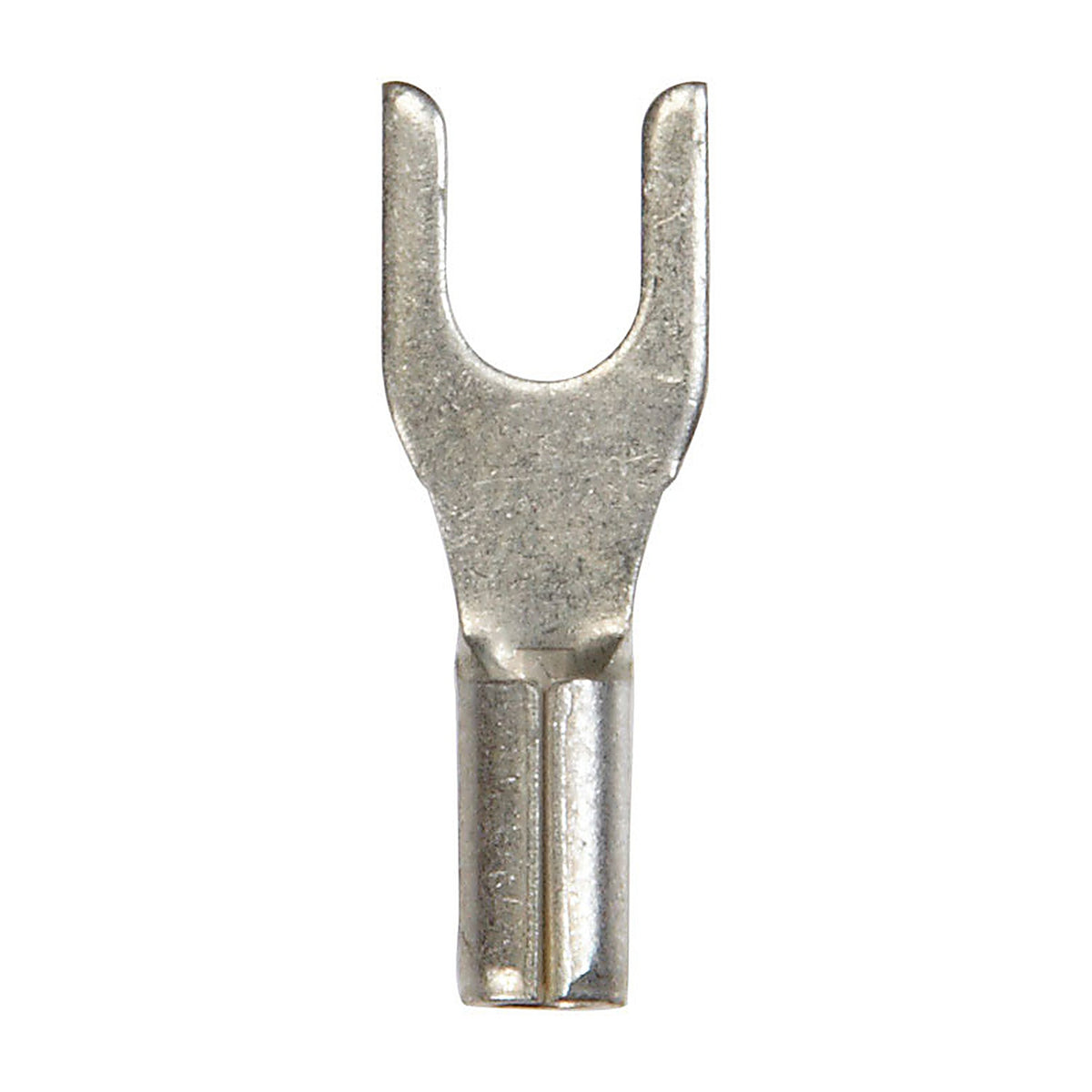Jandorf 60978 22-18 Ga. Uninsulated Wire Terminal Spade Silver 5/Pack